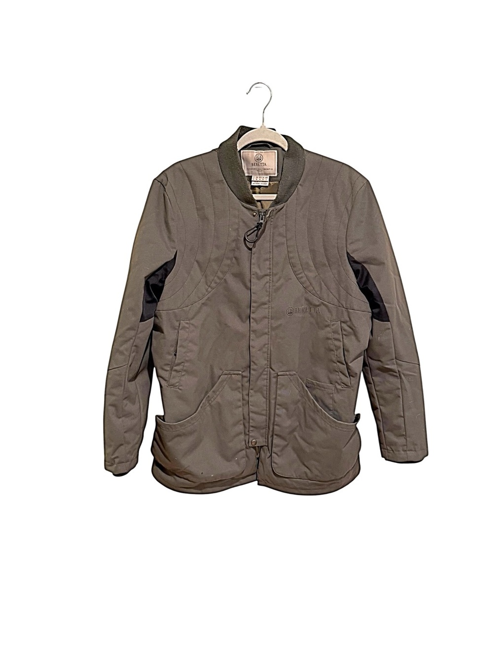 VINTAGE Beretta - Italian Made Olive Green Hiking/Hunting Jacket